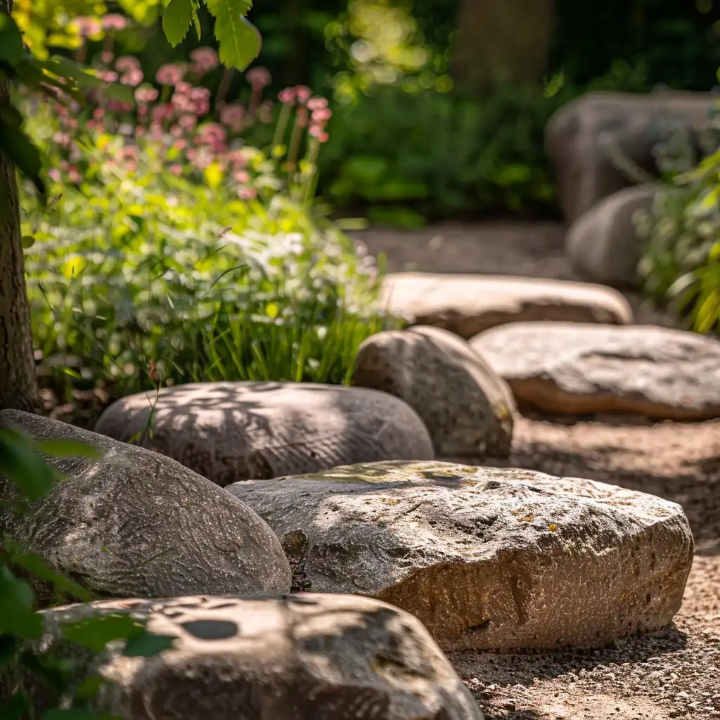 Van rivierbed tot tuin: de reis van maaskeien
